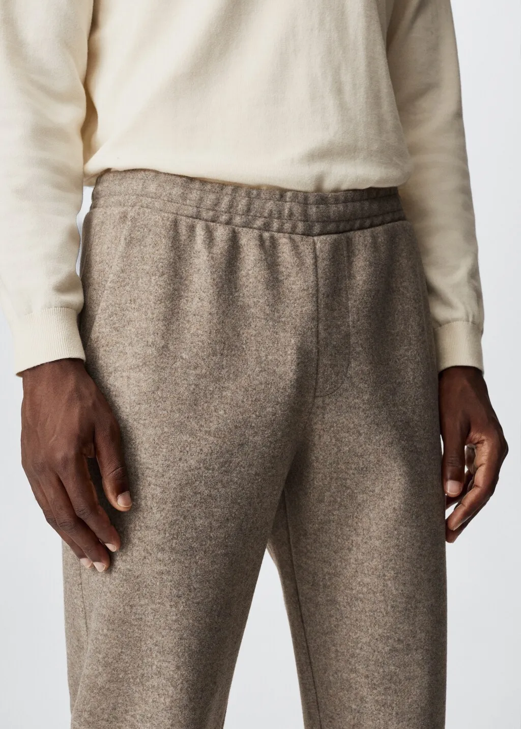 Pantaloni jogger testurizzati