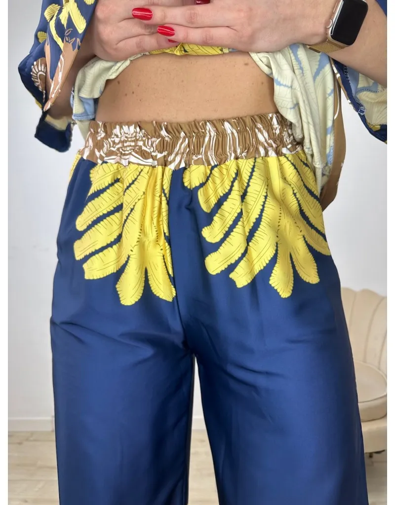 PANTALONI KIMBLY BLU