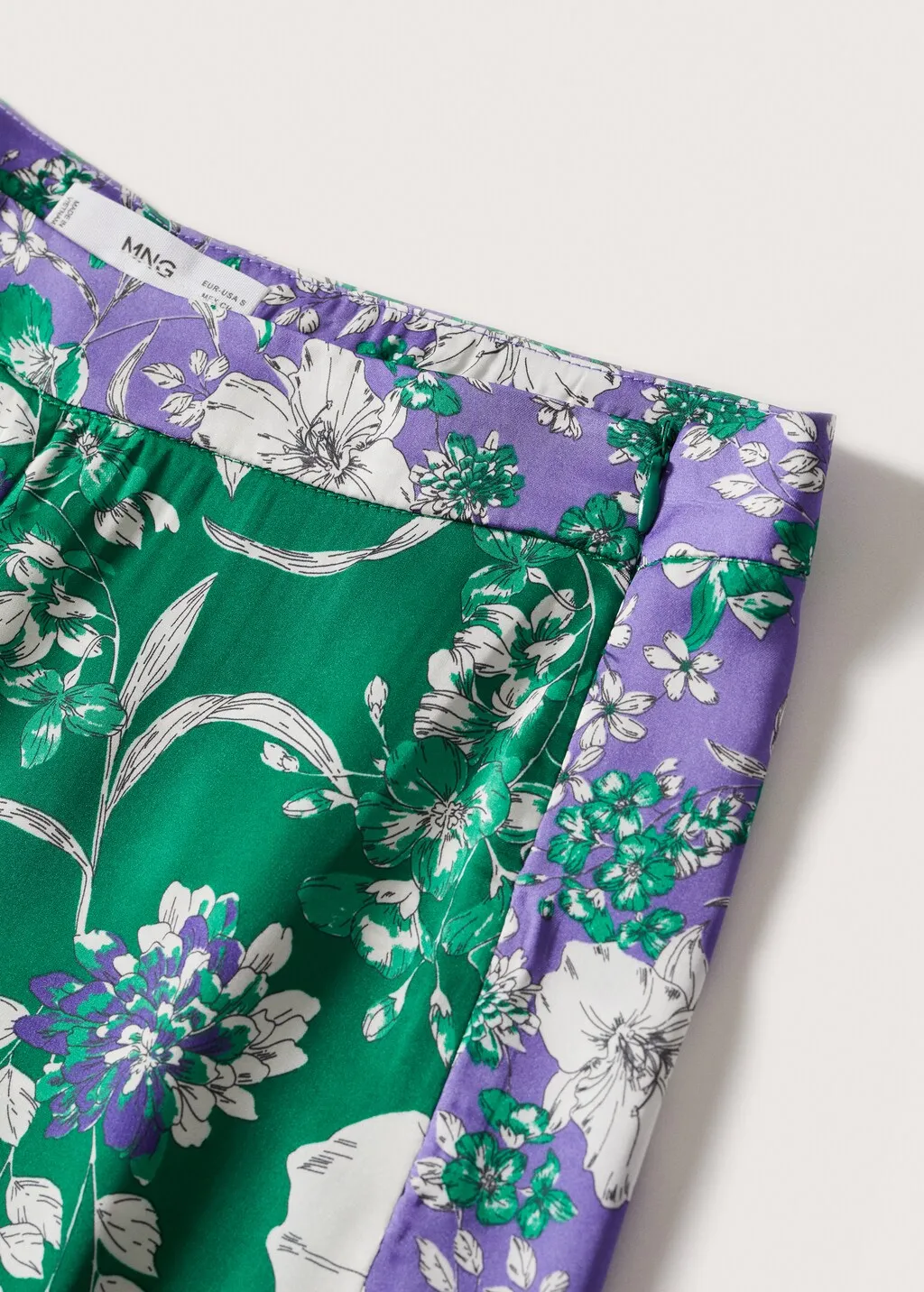 Pantaloni stampa fiori