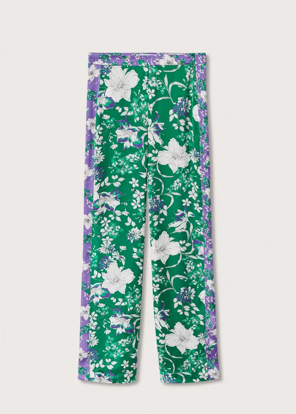 Pantaloni stampa fiori