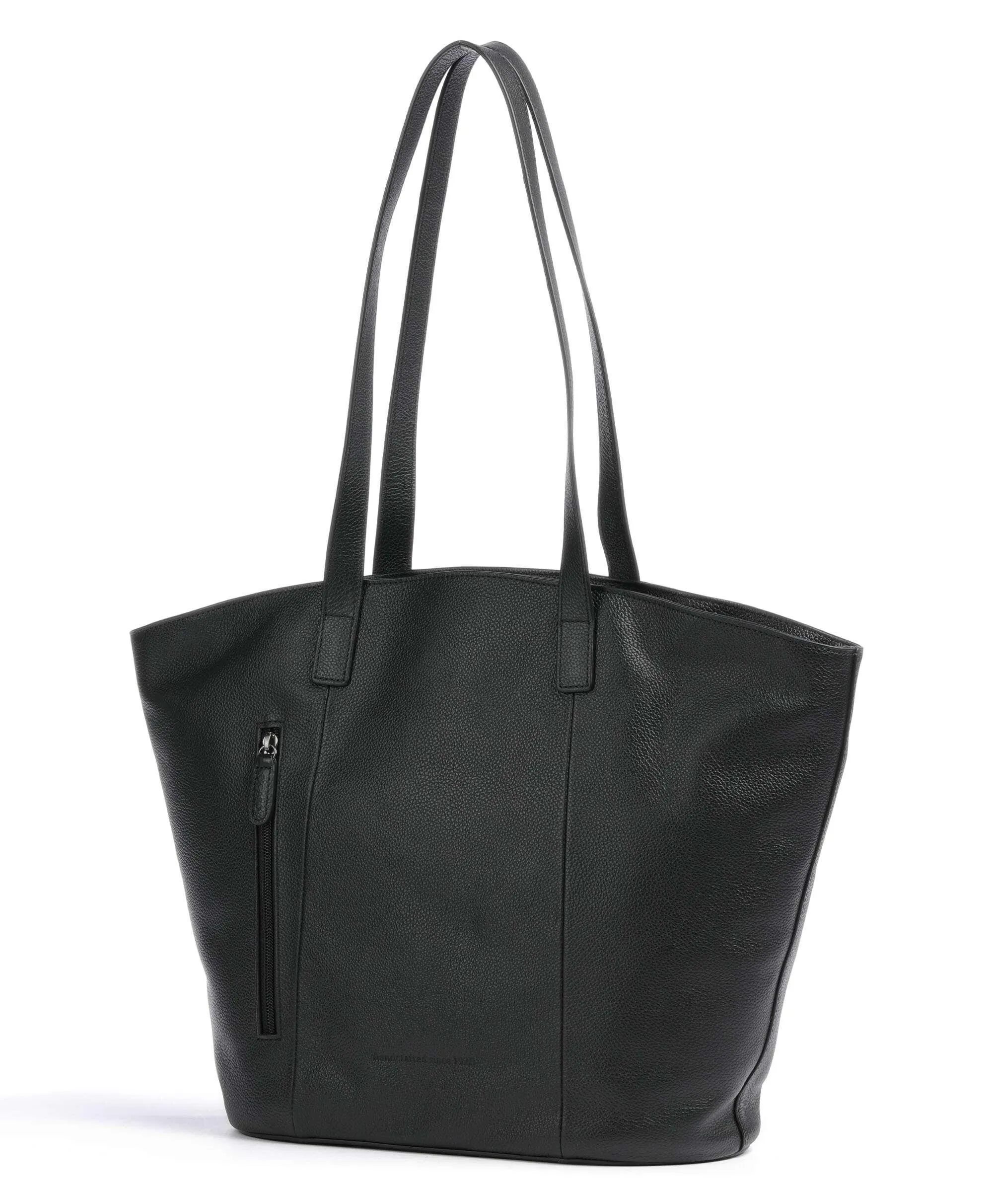  Picard PPPP Borsa shopper pelle di vacchetta grana nero  