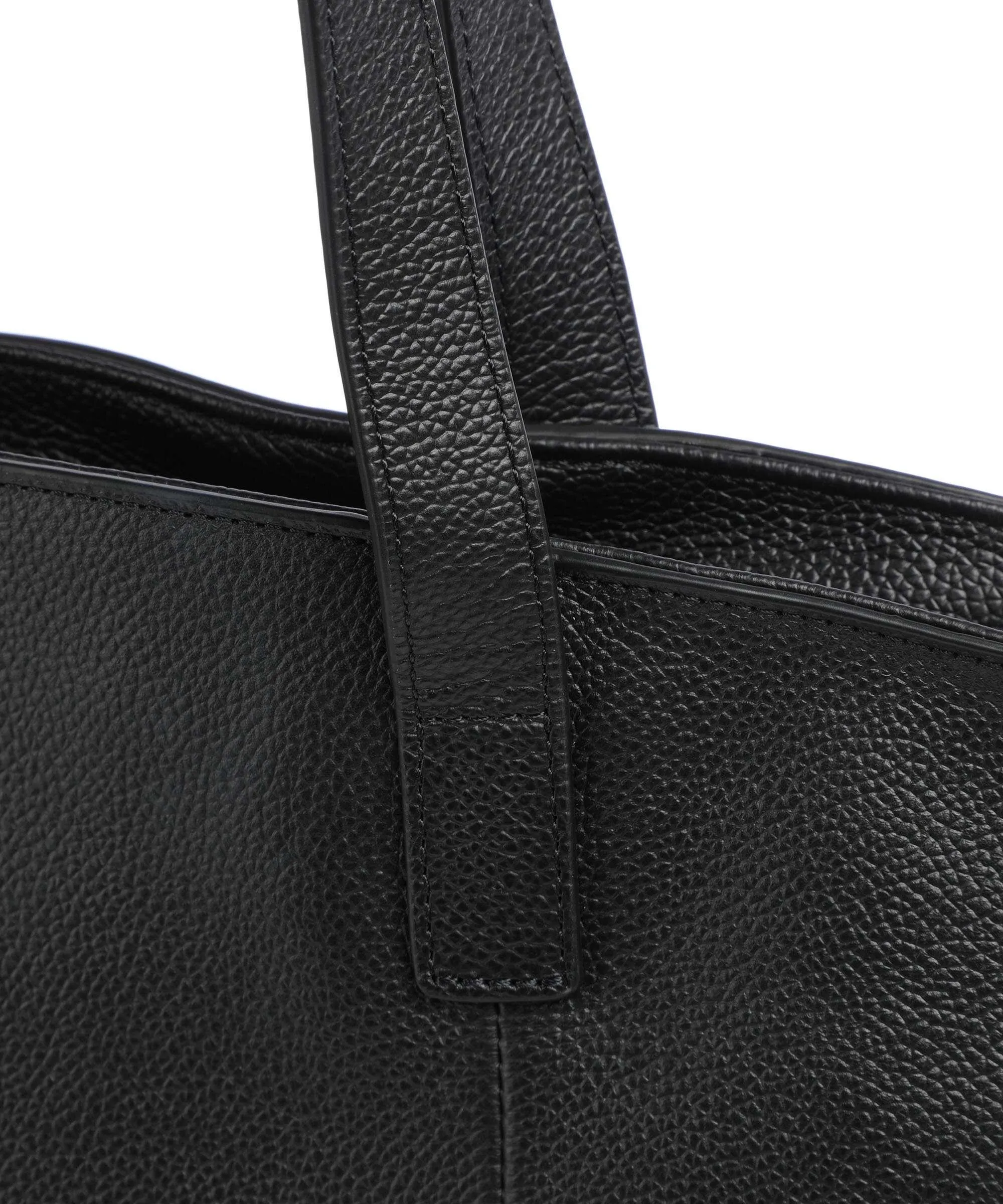  Picard PPPP Borsa shopper pelle di vacchetta grana nero  