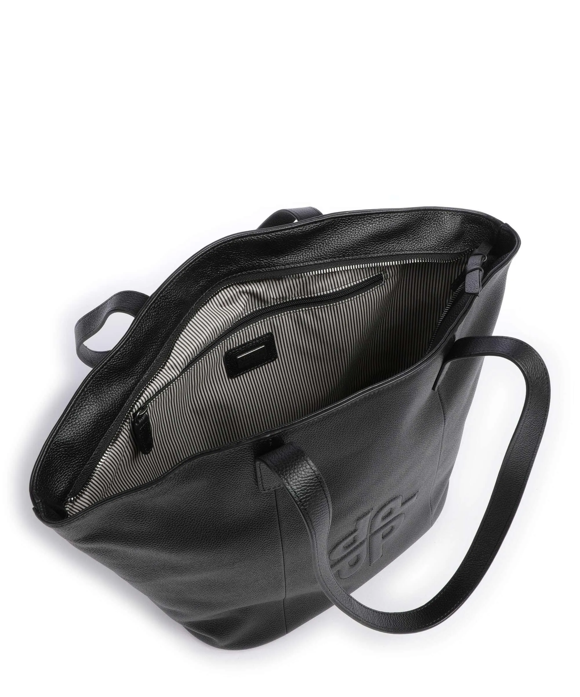  Picard PPPP Borsa shopper pelle di vacchetta grana nero  