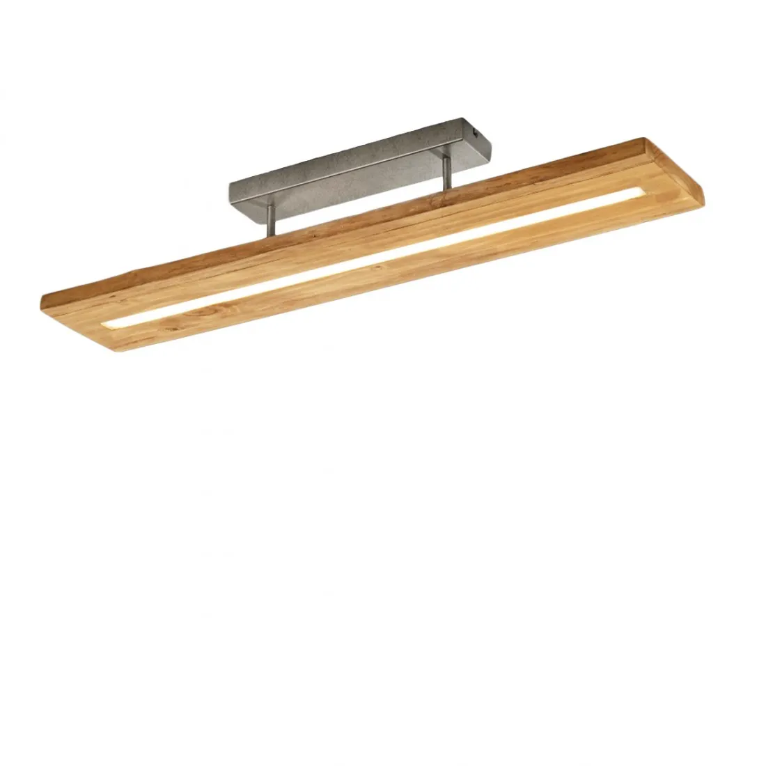 Plafoniera Trio Lighting BRAD 27W LED 3000LM 3000°K dimmerabile legno lampada soffitto classica rustica interno