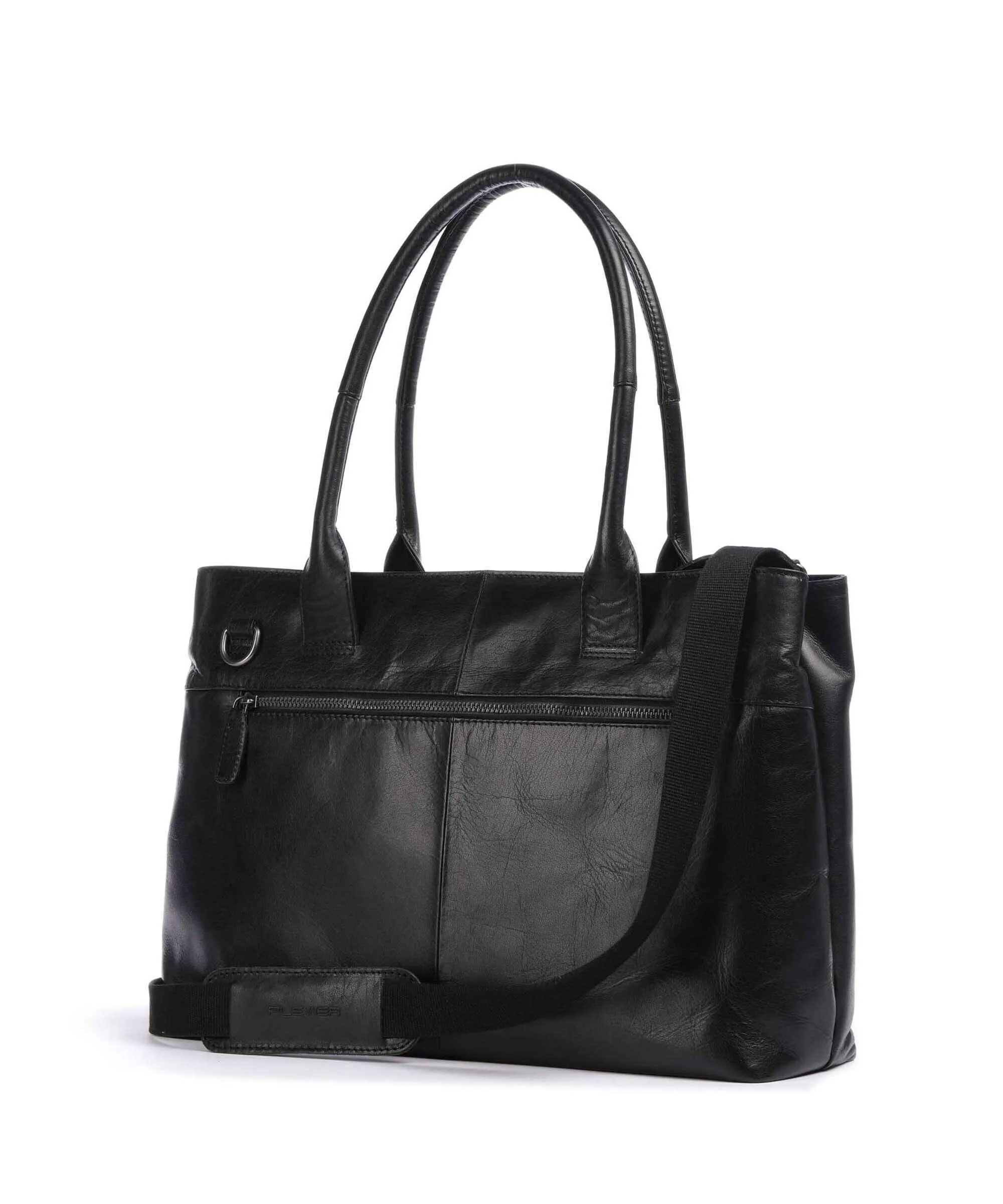  Plevier Rock Amber Borsa shopper 15″ pelle di bufalo nero  
