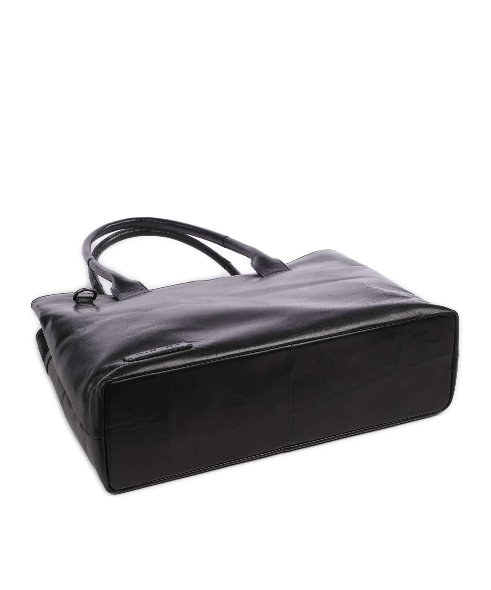  Plevier Rock Amber Borsa shopper 15″ pelle di bufalo nero  