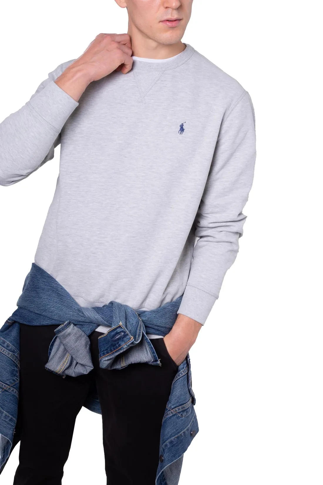 POLO RALPH LAUREN Felpa uomo regular con logo iconico 