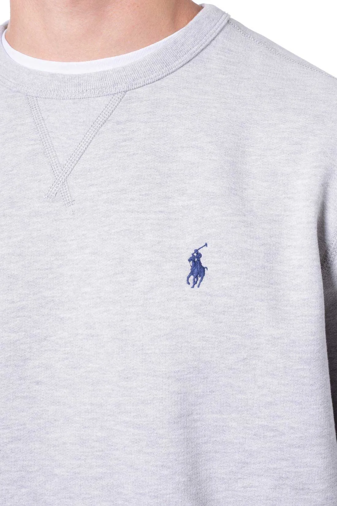 POLO RALPH LAUREN Felpa uomo regular con logo iconico 