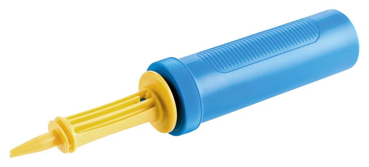 Pompa per palloncini blu