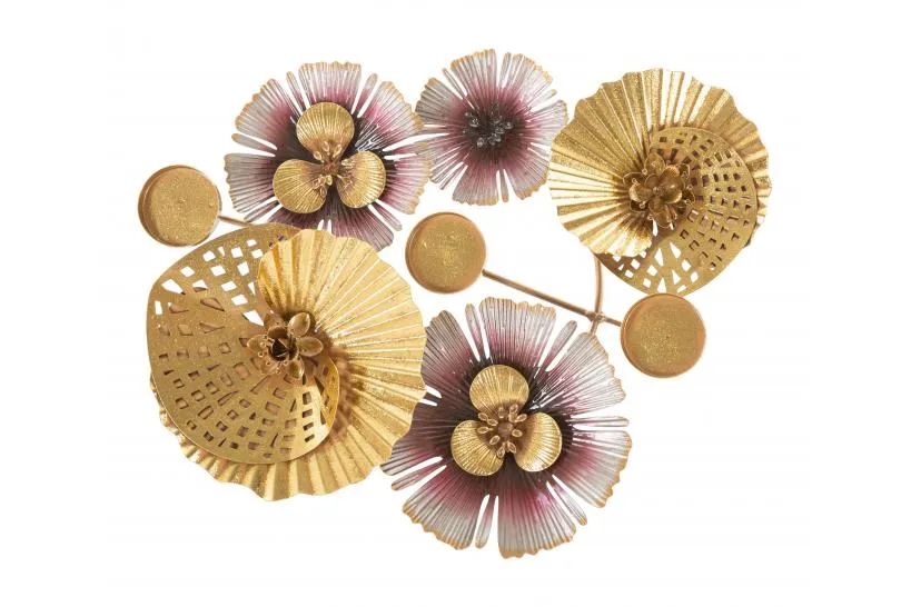Porta candele design floreale multicolor P&CAND SHINE-D-