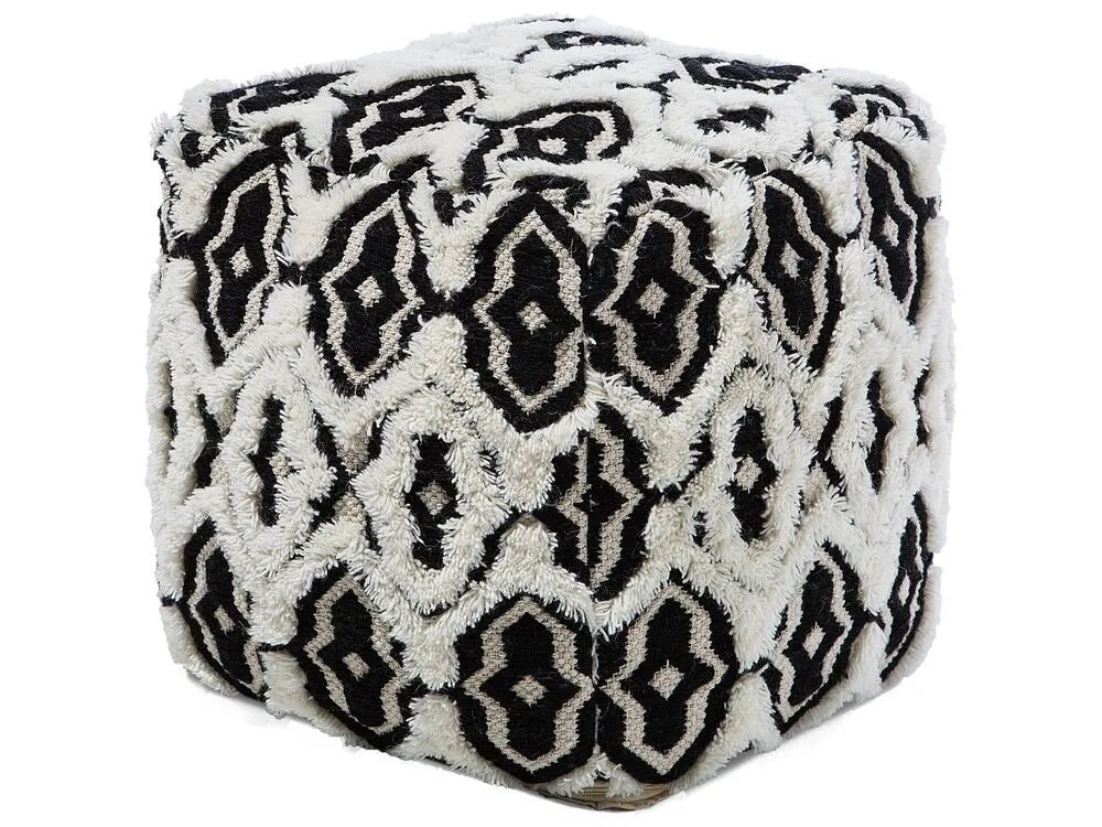 Pouffe Black and White ORAI