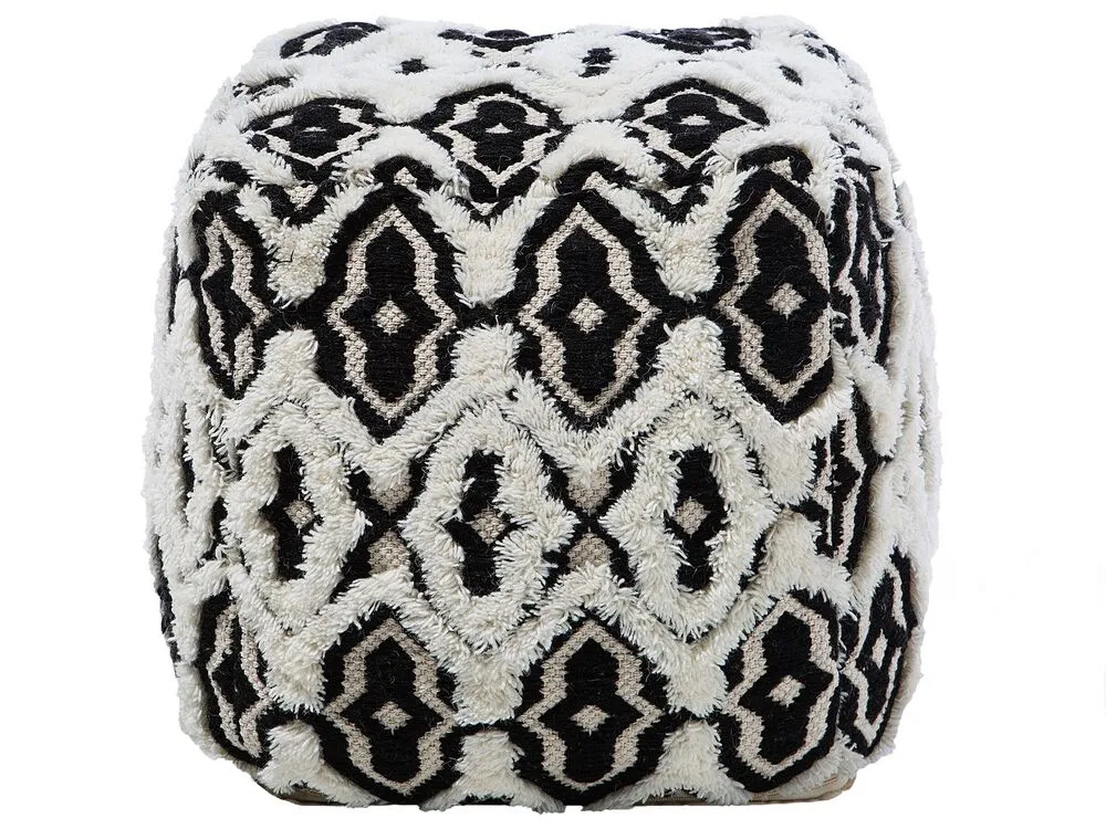 Pouffe Black and White ORAI