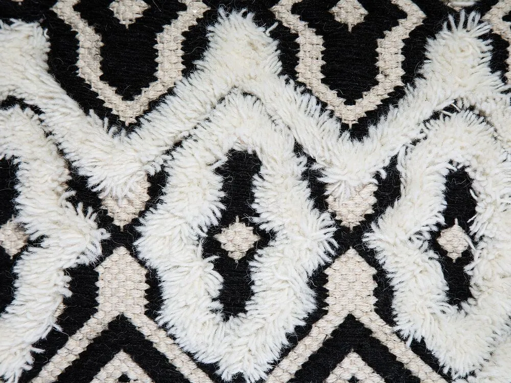Pouffe Black and White ORAI