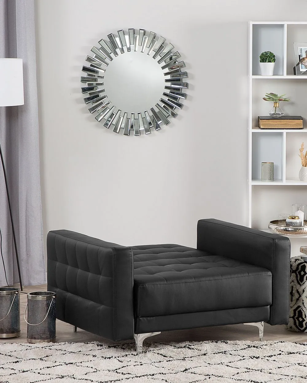 Pouffe Black and White ORAI