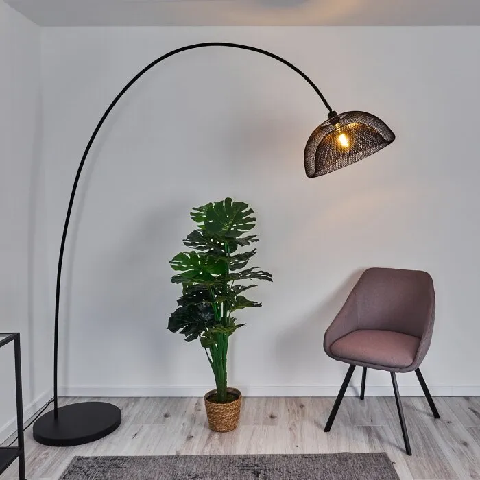 Pralo Lampada da terra Nero, 1-Luce