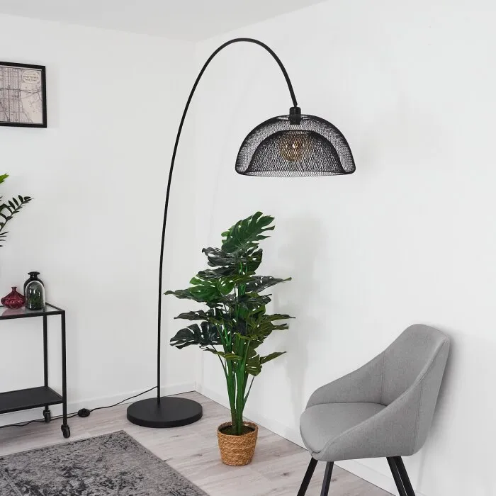 Pralo Lampada da terra Nero, 1-Luce