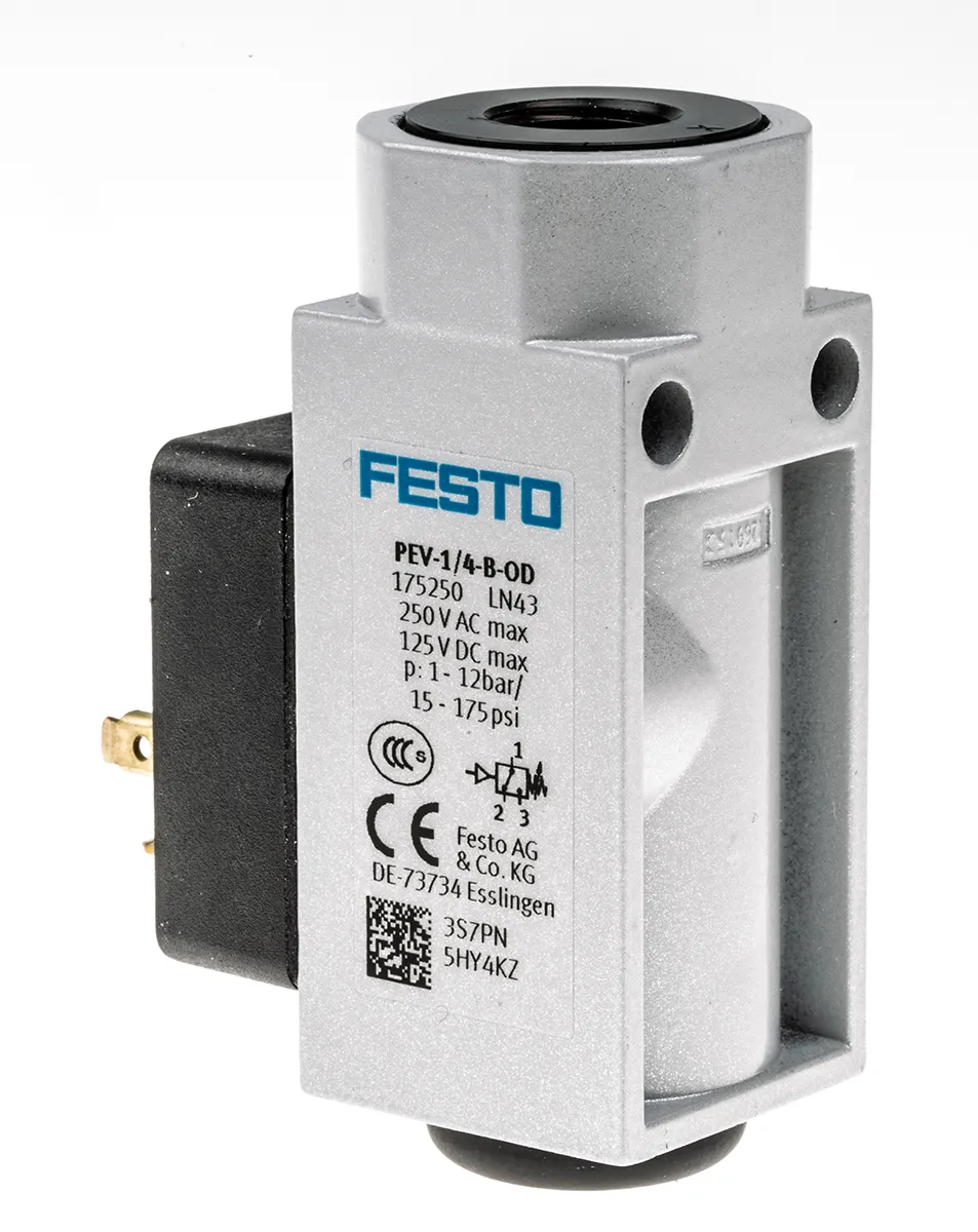 Pressostato Festo NC/NA, 1bar min, 12 bar max, G 1/4
