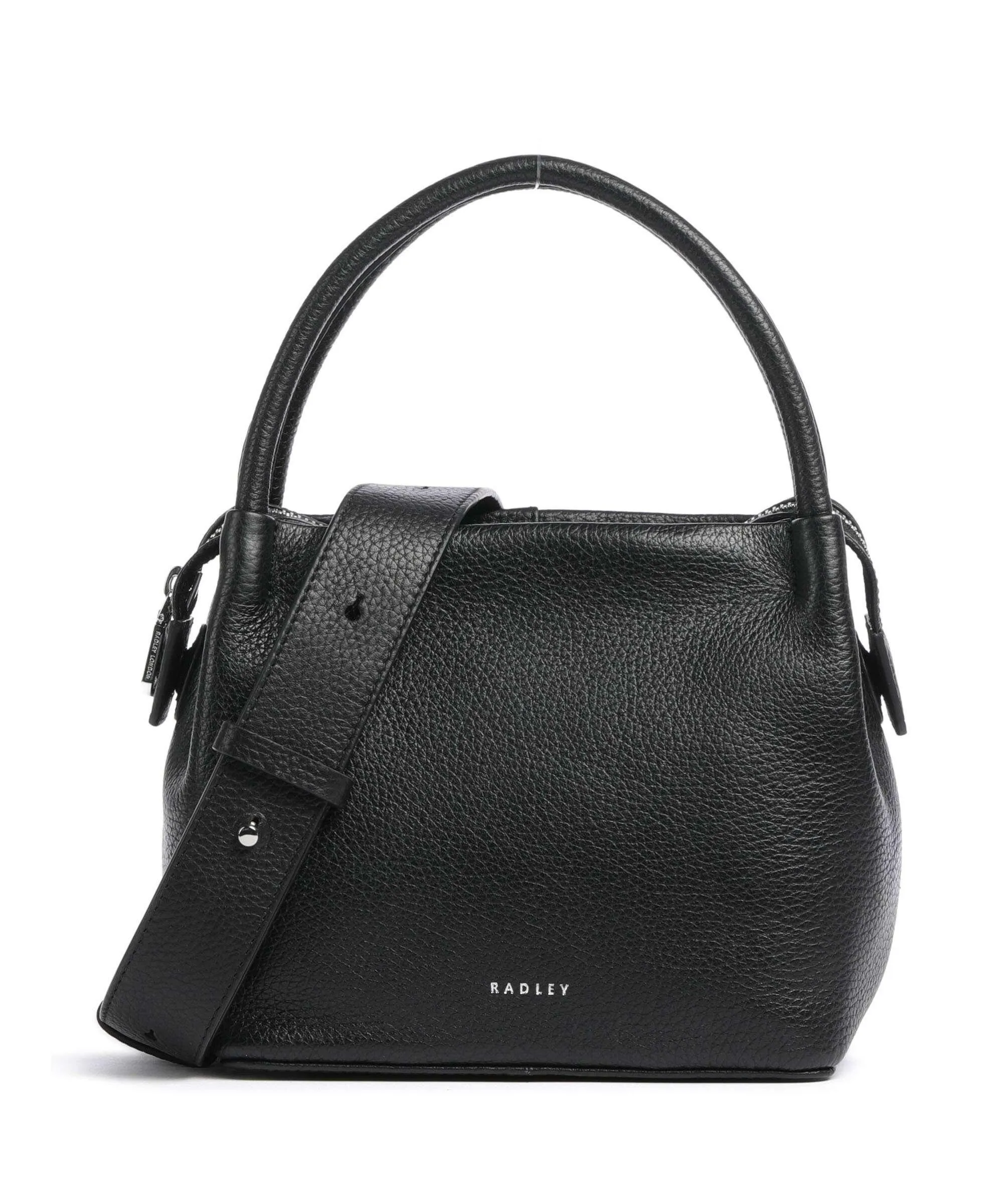  Radley London Ivydale Road Borsa a mano pelle di vacchetta grana nero  