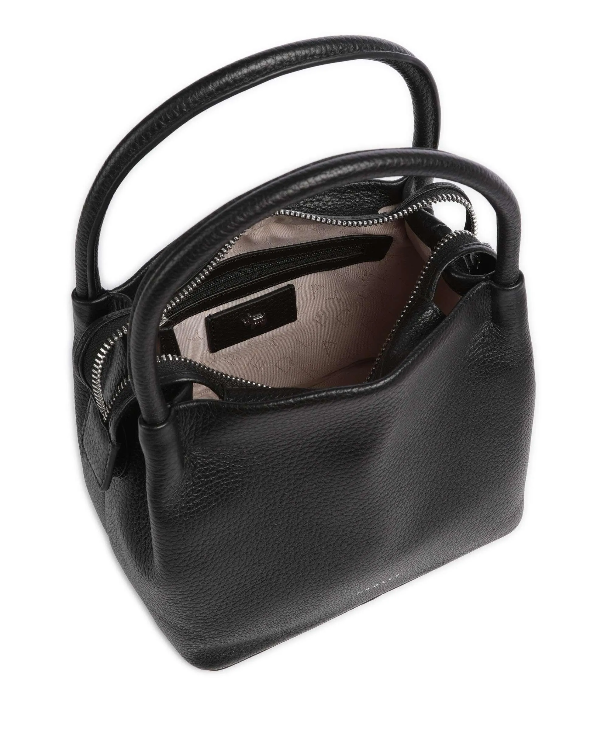  Radley London Ivydale Road Borsa a mano pelle di vacchetta grana nero  