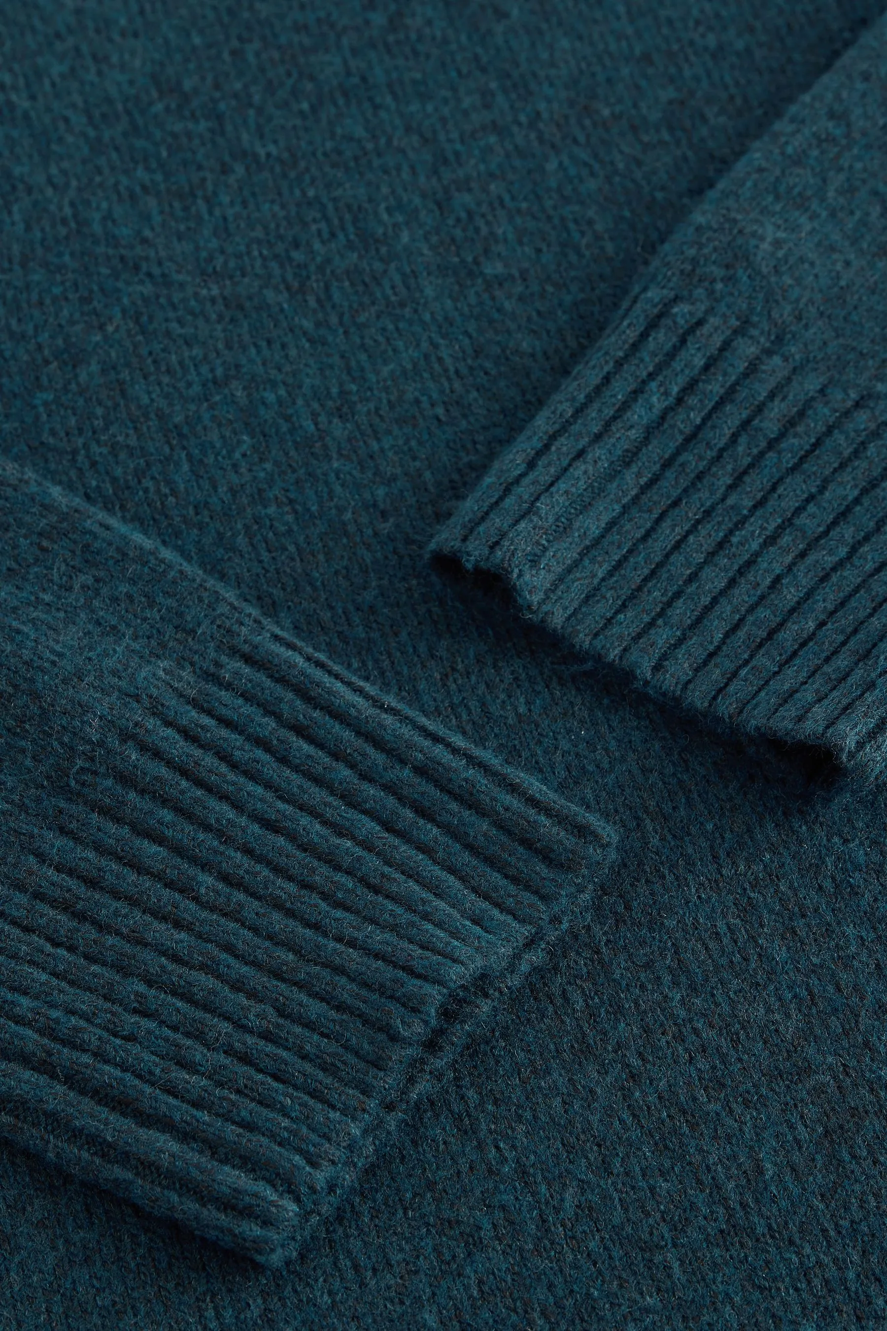 Relaxed Soft Touch Crew Neck Midi Knitted Jumper Dress    