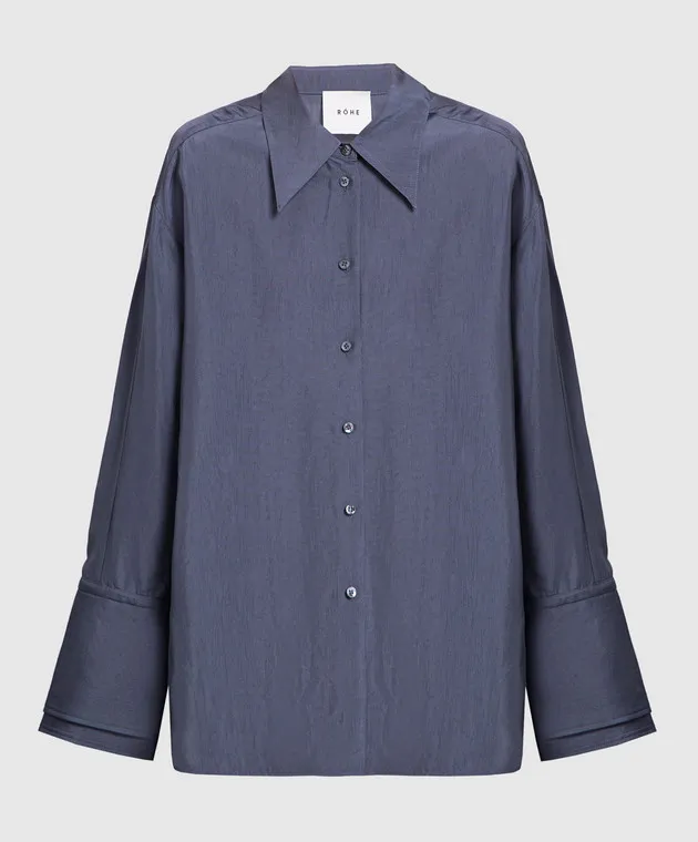 Rohe Camicia grigia 40820026