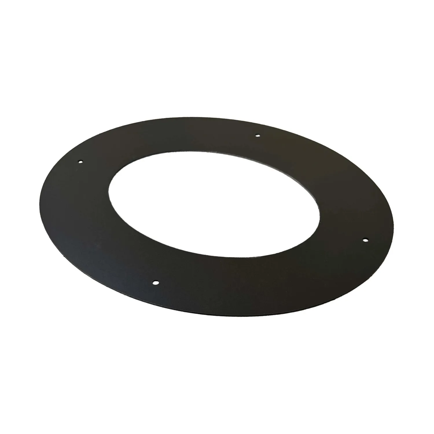 Rosone a 45° per canale da fumo serie Arredo-Legna Ø 120 mm nero