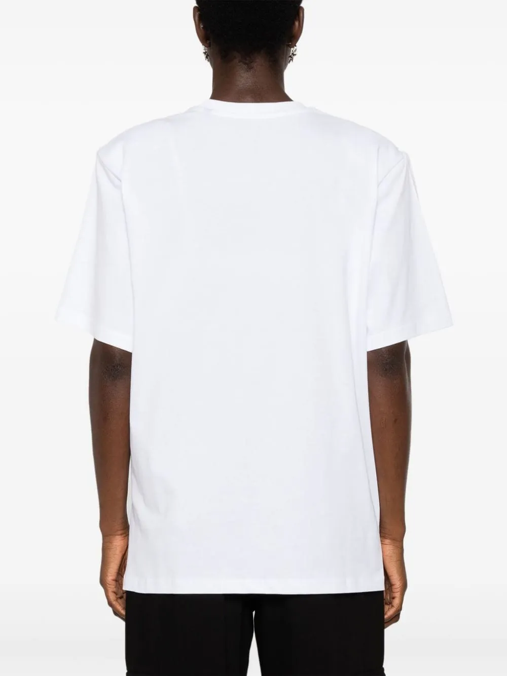 Rotate T-shirt Bianco Donna Micro Patch Logo