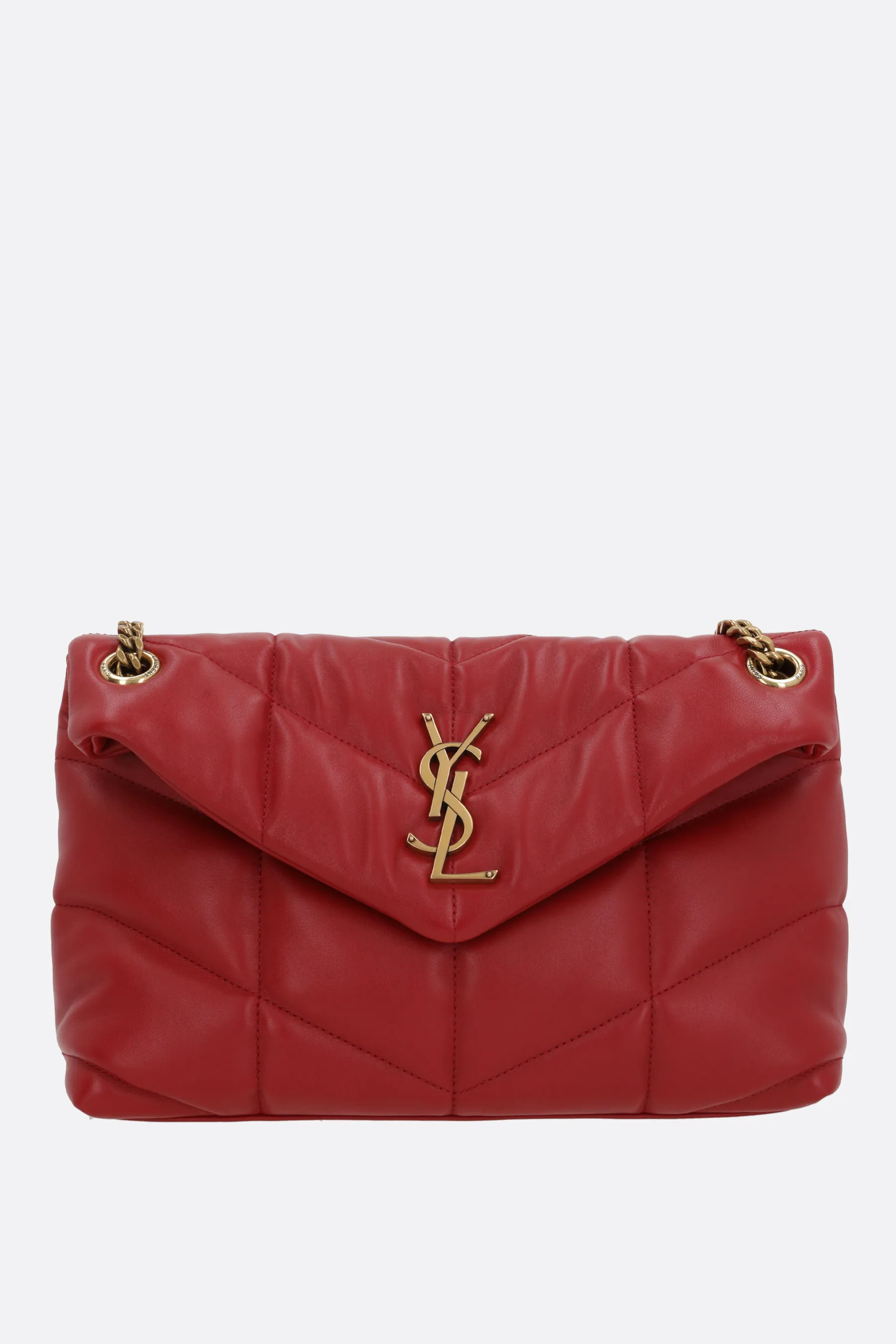  SAINT LAURENT borsa a spalla Loulou Puffer small in nappa matelassé 