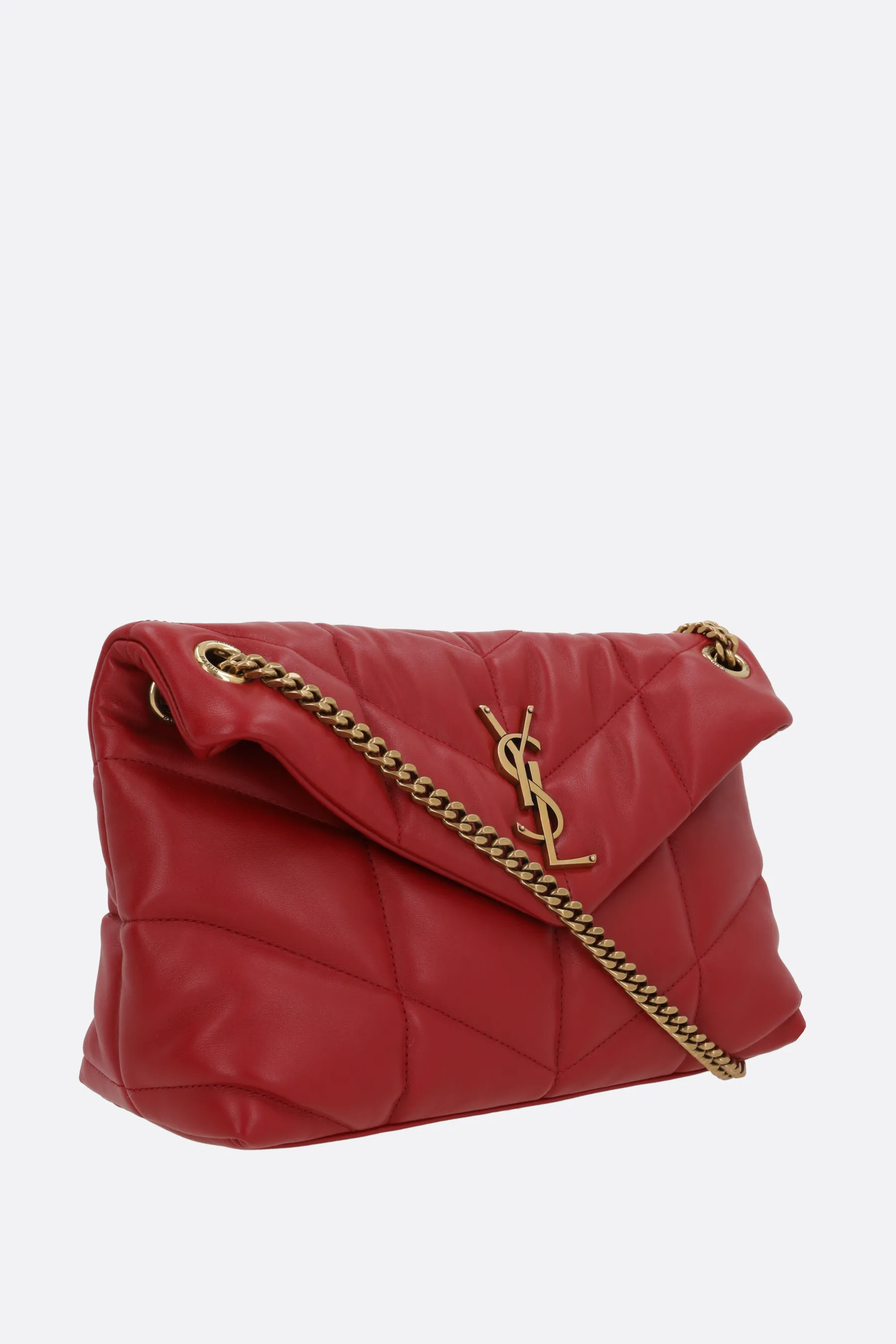  SAINT LAURENT borsa a spalla Loulou Puffer small in nappa matelassé 