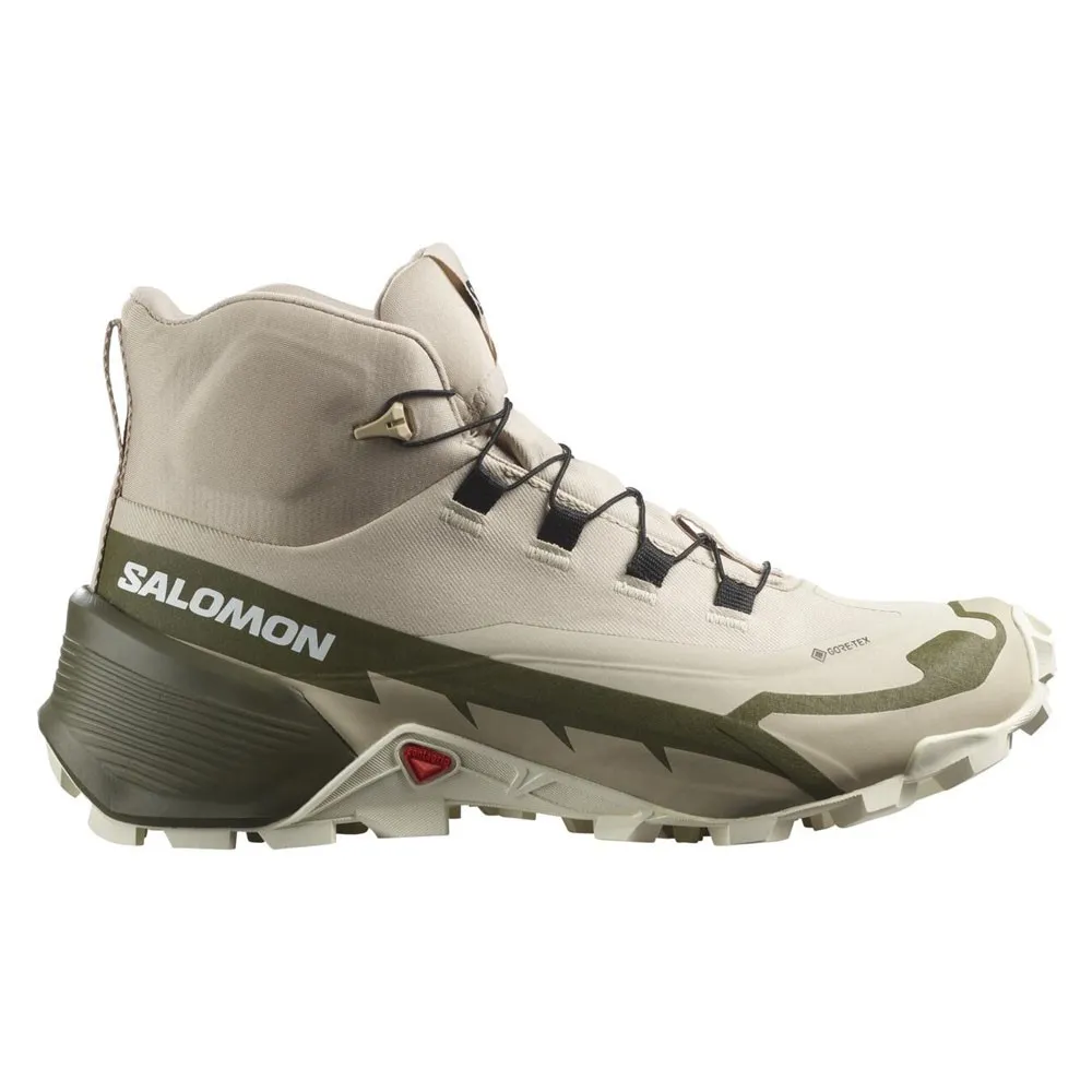 Salomon Hike Mid GORE-TEX 2 Beige Grigio Verde - Scarpe Trekking Donna