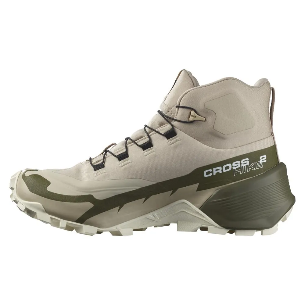 Salomon Hike Mid GORE-TEX 2 Beige Grigio Verde - Scarpe Trekking Donna