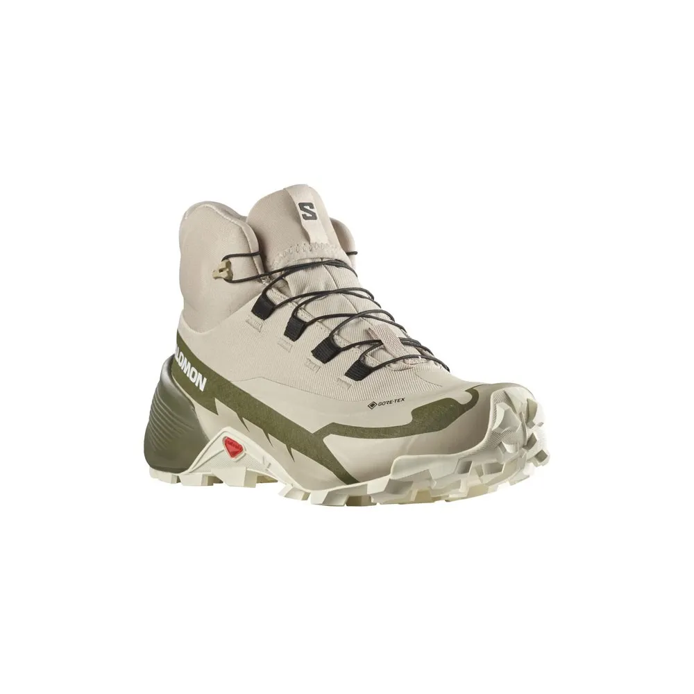 Salomon Hike Mid GORE-TEX 2 Beige Grigio Verde - Scarpe Trekking Donna