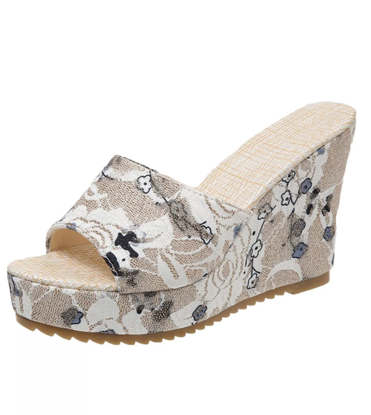 Sandali da donna 2022 Sandali estivi con tacco alto Scarpe con plateau Tacchi da donna Chaussure Femme Pantofole con tacco alla