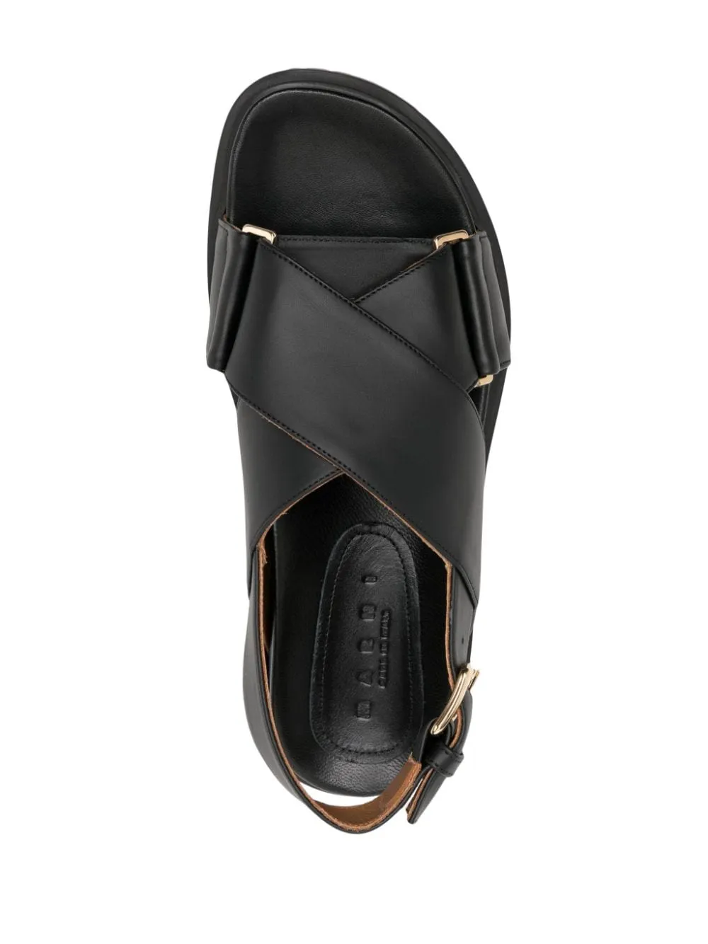 Sandali Fussbett in nero - donna