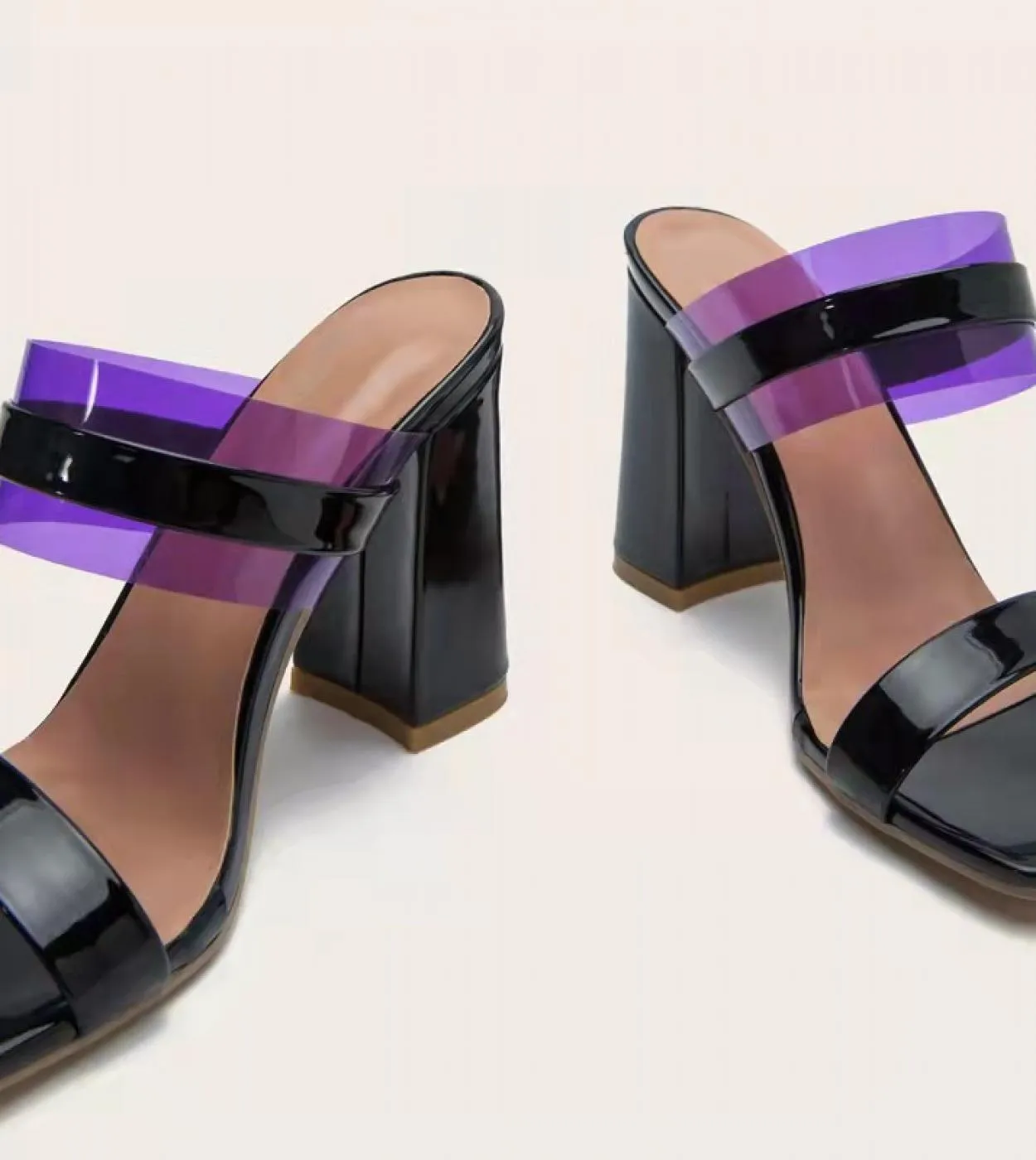 Sandali gladiatore da donna Scarpe Sandali con tacco alto con perline colorate Sandali estivi Abiti da festa Décolleté con fibbi
