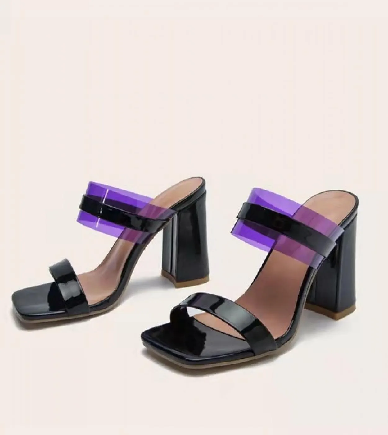 Sandali gladiatore da donna Scarpe Sandali con tacco alto con perline colorate Sandali estivi Abiti da festa Décolleté con fibbi