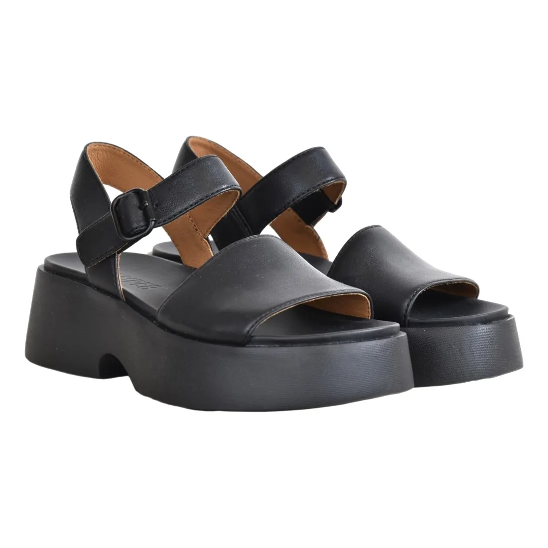 SANDALO TASHA CAMPER K201659-001 BLACK