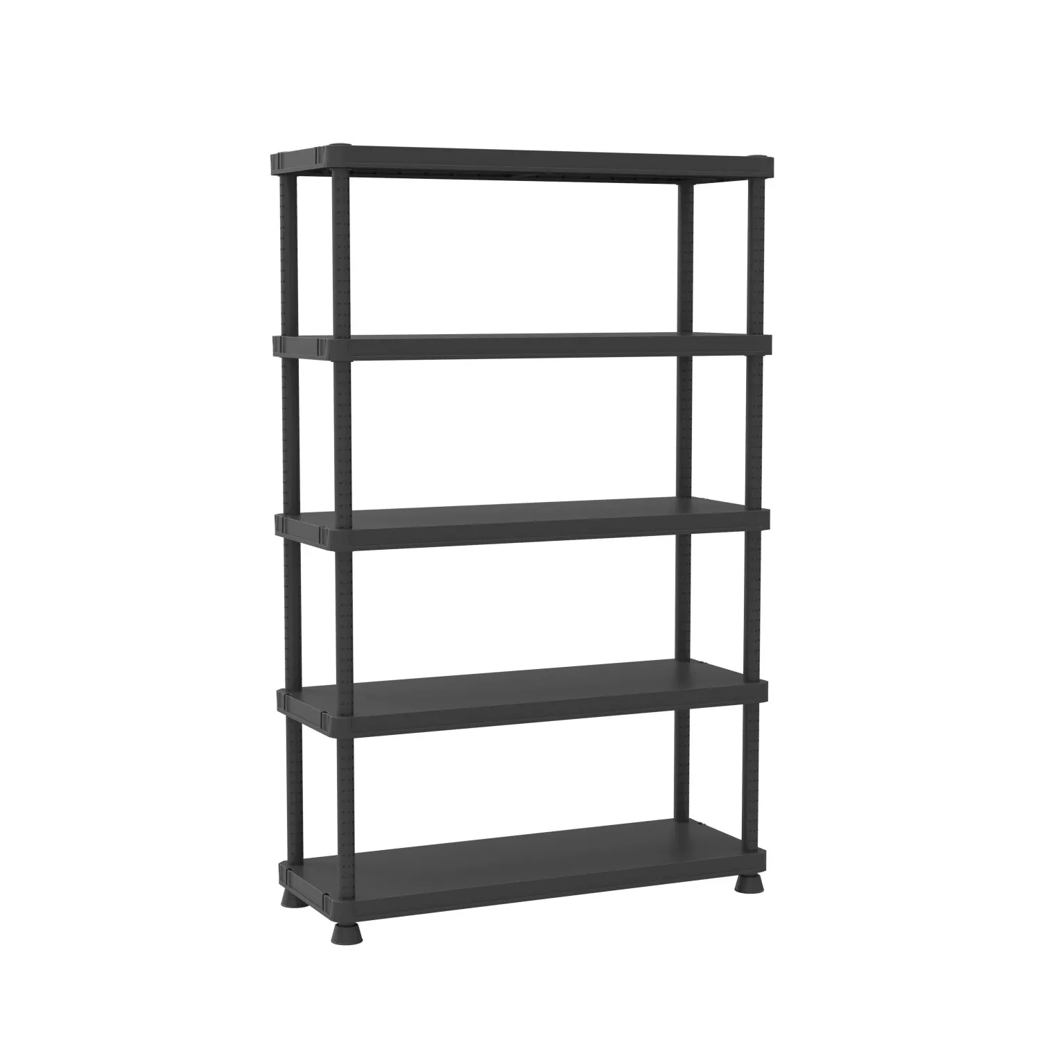Scaffale in plastica 5 ripiani 120-240x45x187,5-99 cm 70 kg/ripiano