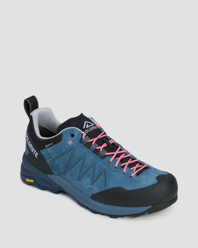 Scarpe blu scuro basse da trekking da uomo Dolomite Crodarossa Leather GTX