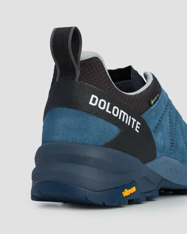 Scarpe blu scuro basse da trekking da uomo Dolomite Crodarossa Leather GTX