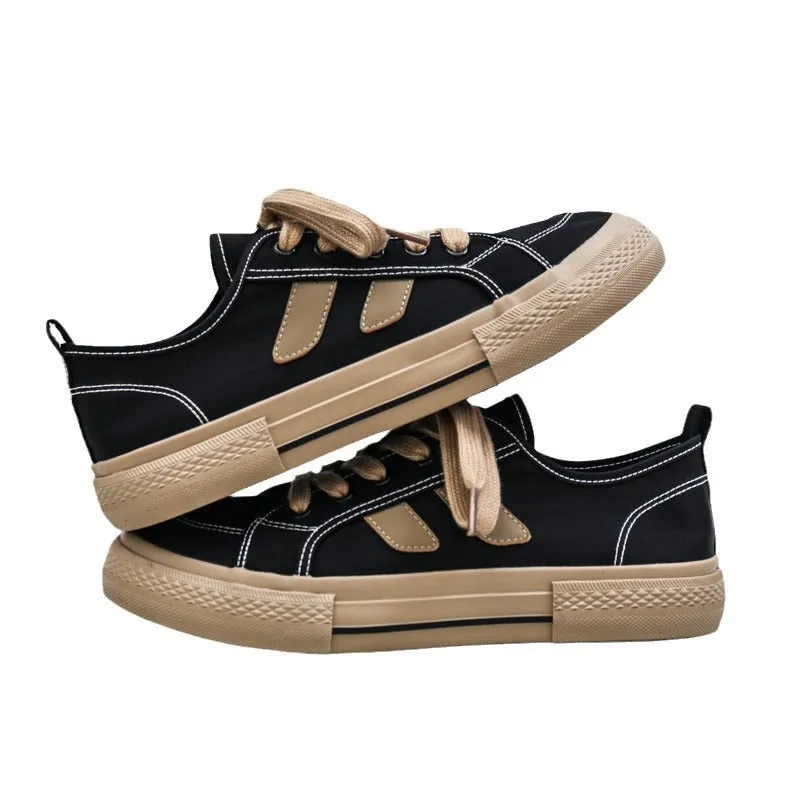 Scarpe casual piatte morbide in tela moda uomo  NEW   
