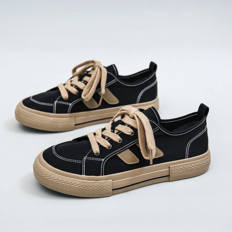 Scarpe casual piatte morbide in tela moda uomo  NEW   