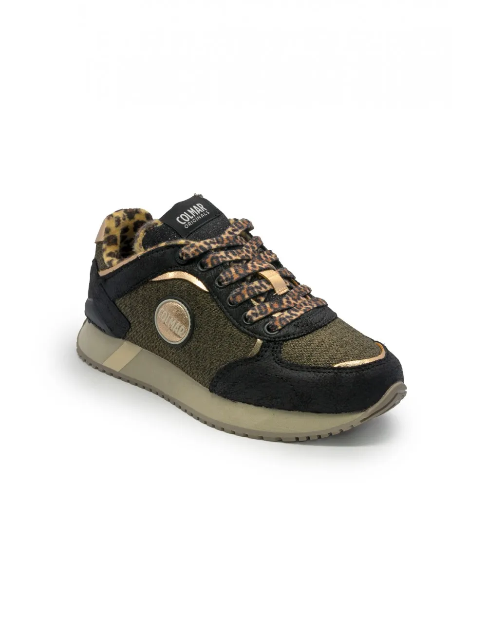 SCARPE COLMAR DONNA MARRONI E NERE CHOCOLATE/BLACK - TRAVIS PLUS JENNA 092