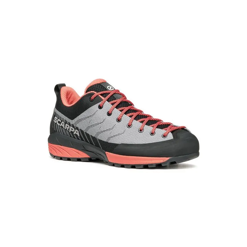 Scarpe da trekking da donna Scarpa Mescalito Planet (grigio chiaro corallo)