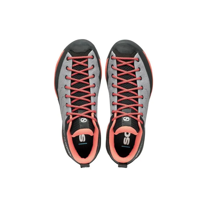Scarpe da trekking da donna Scarpa Mescalito Planet (grigio chiaro corallo)