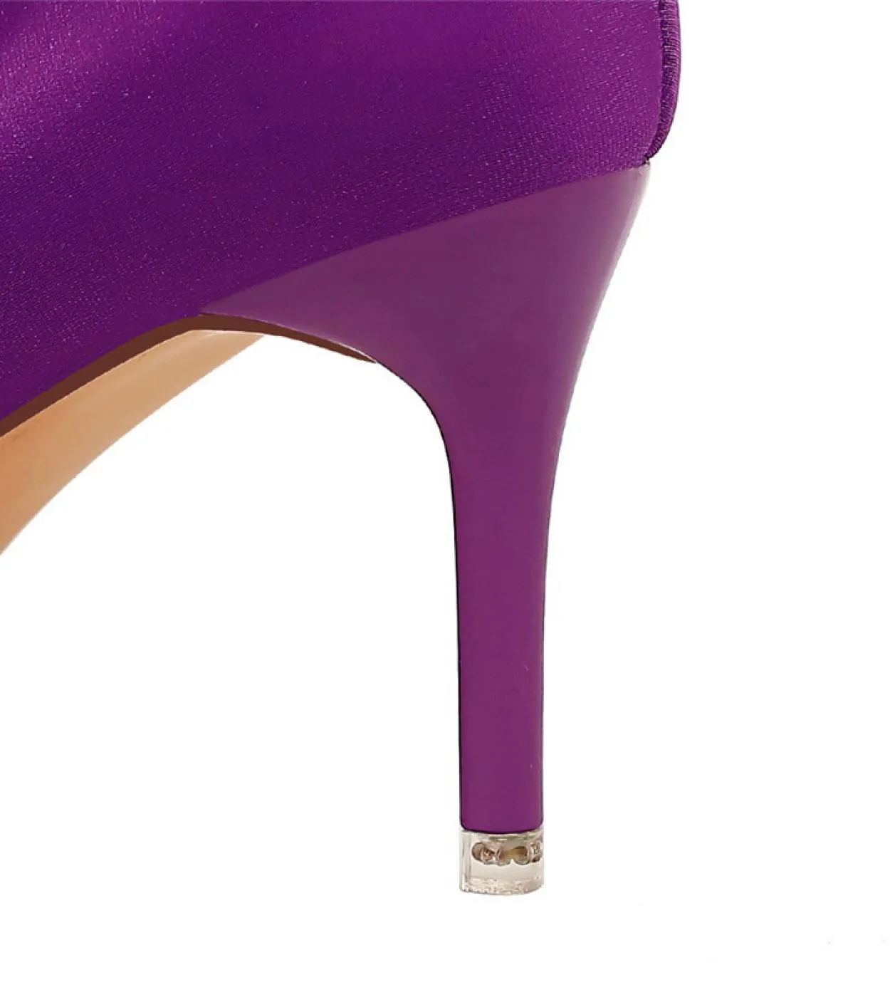 Scarpe Tacco Basso Viola Scarpa Sposa Donna Tacco Matrimonio Viola 2023 Donna Elegante