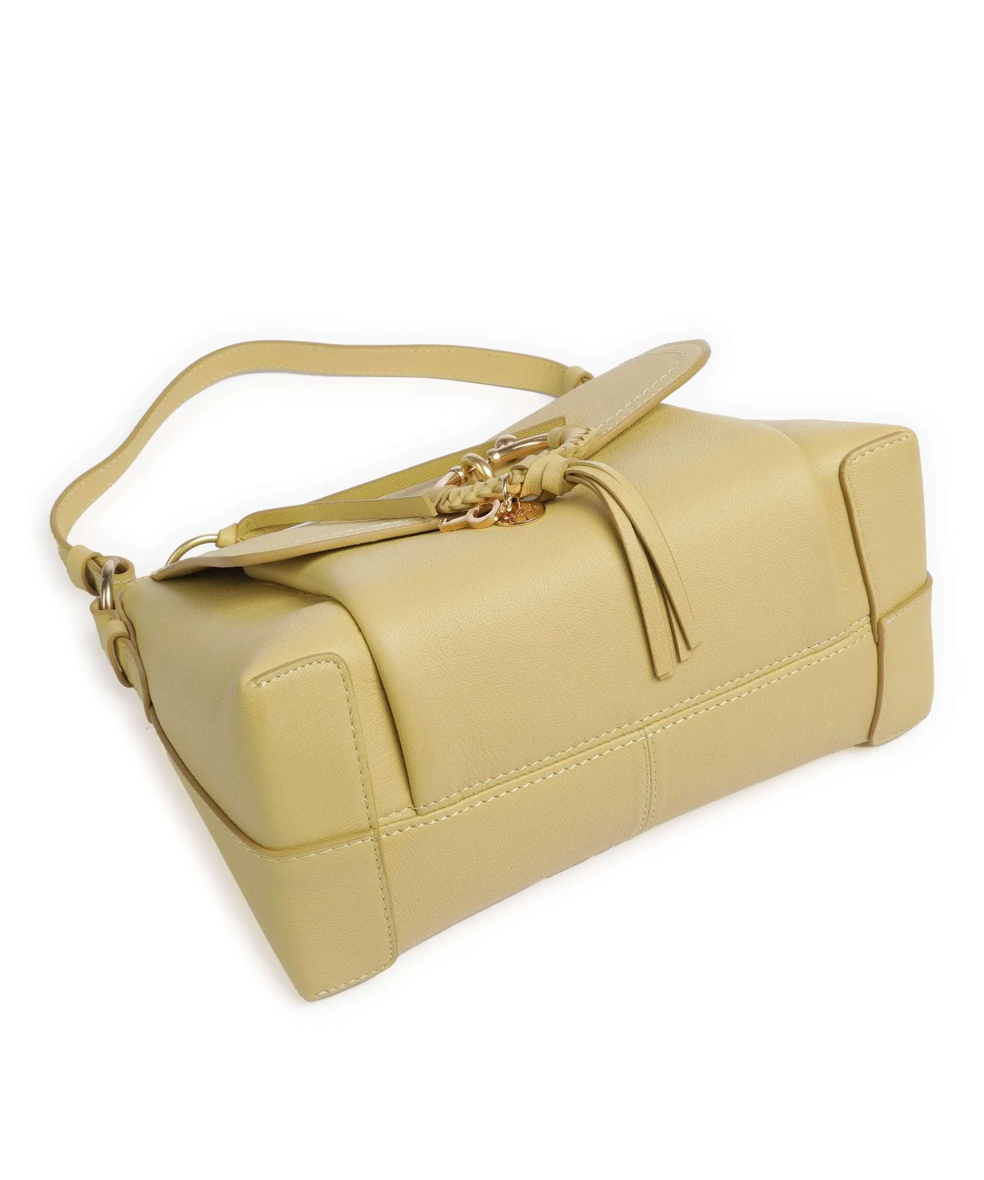  See by Chloé Joan Borsa a spalla pelle di vacchetta grana giallo  