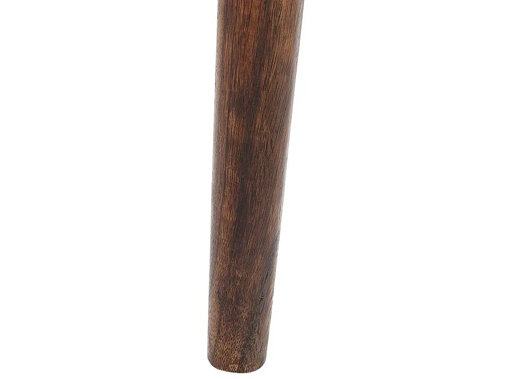 Set di 2 tavolini legno di mango marrone scuro ASTAI