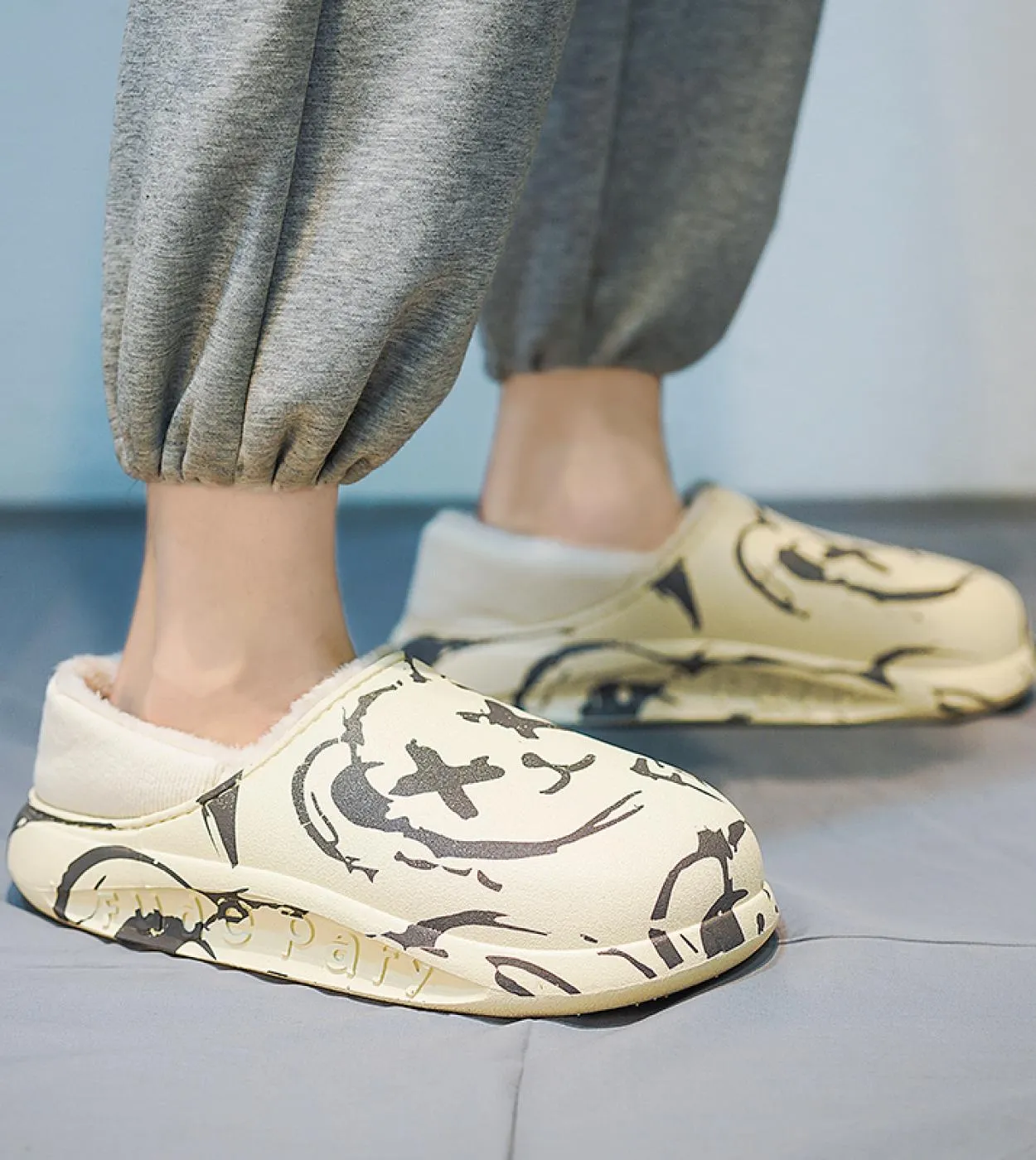 Slippers Winter Men  Plush Shoes Boots  New Warm Winter  Plush Sneakers  Plush Slippers  Mens Slippers