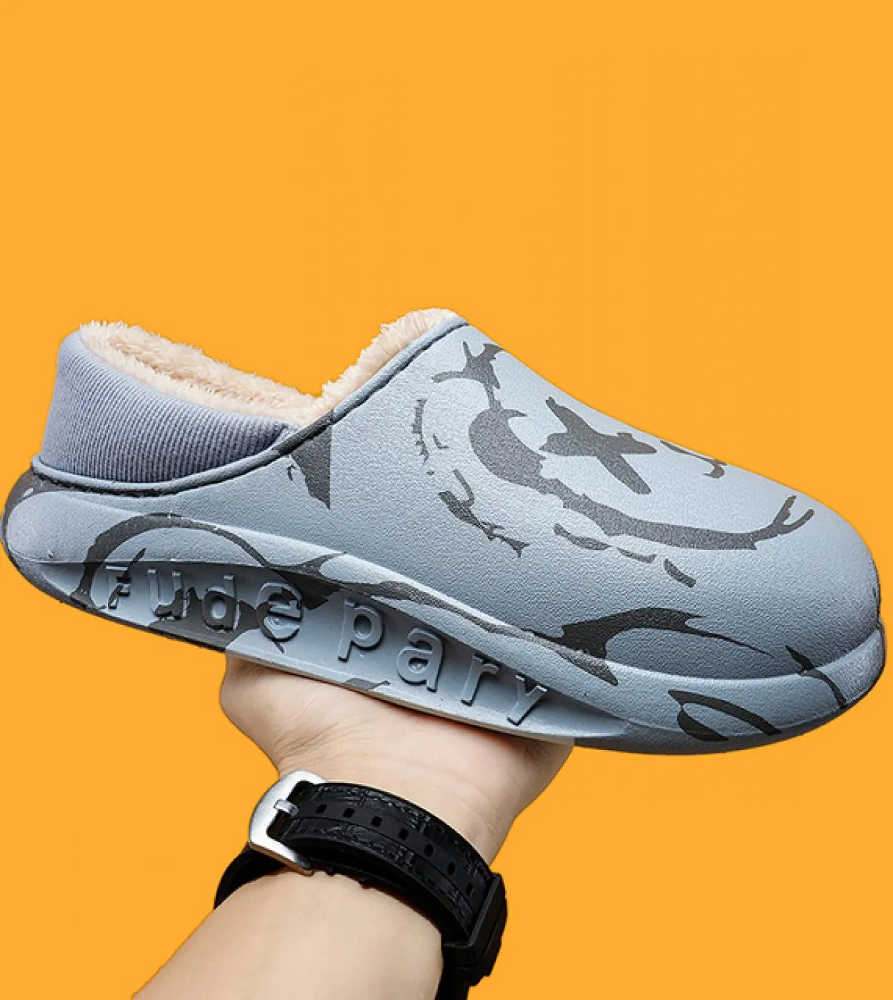 Slippers Winter Men  Plush Shoes Boots  New Warm Winter  Plush Sneakers  Plush Slippers  Mens Slippers